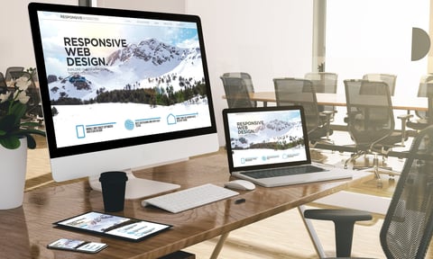 After redesign with modern responsive website