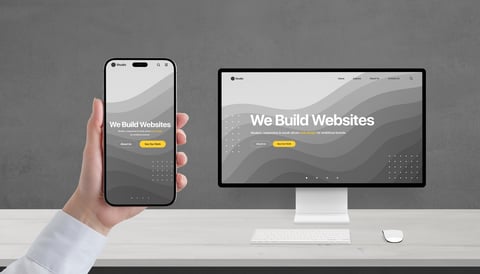 Modern redesigned website after transformation